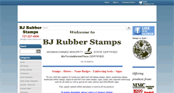 Desktop Screenshot of bj-rubber-stamps.com