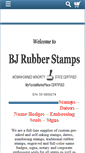 Mobile Screenshot of bj-rubber-stamps.com